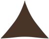 VidaXL Zonnescherm driehoekig 4x4x4 m oxford stof bruin online kopen