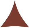 VidaXL Zonnescherm driehoekig 4x4x4 m oxford stof terracottakleurig online kopen