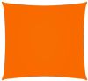 VidaXL Zonnescherm vierkant 3, 6x3, 6 m oxford stof oranje online kopen