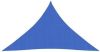 VIDAXL Zonnezeil 160 g/m&#xB2, 3x3x4, 2 m HDPE blauw online kopen