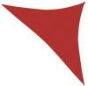 VIDAXL Zonnezeil 160 g/m&#xB2, 5x5x6 m HDPE rood online kopen