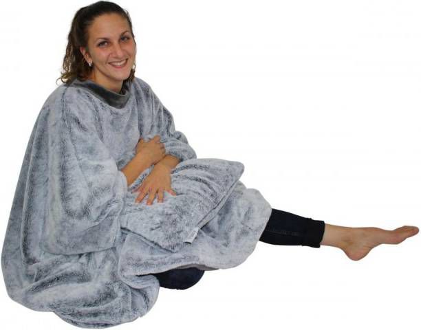 Cuddle Cape Knijn Rabbit Fleece Deken