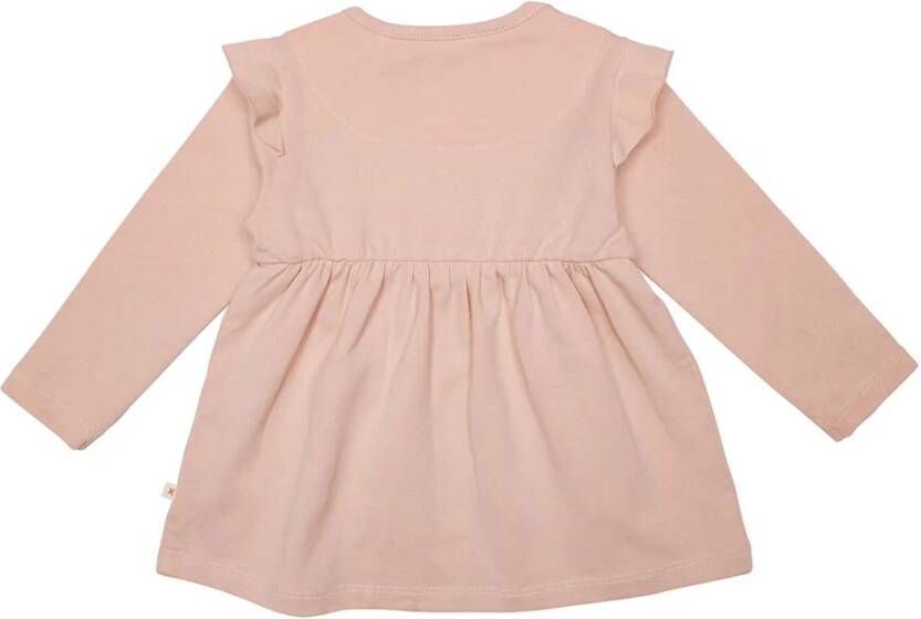 Moodstreet Petit baby sweatjurk Polly met biologisch katoen lichtroze