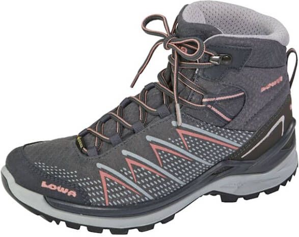 Lowa ferrox pro gore tex mid wandelschoenen grijs/roze dames