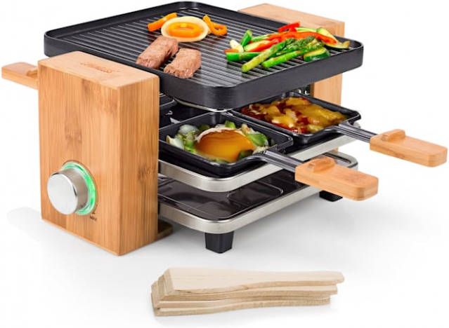 Princess Gourmetstel Pure 4 zwart 700 W 162900