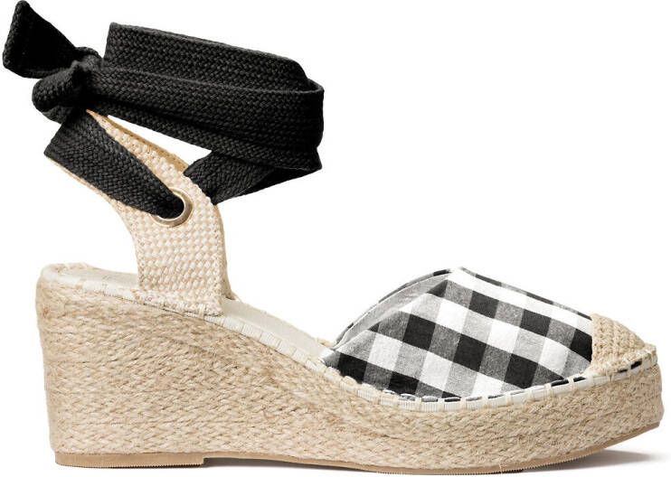 LA REDOUTE COLLECTIONS PLUS Espadrilles vichymotief, brede voet, 38 45