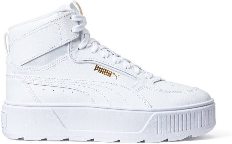 Puma Karmen Rebelle Mid Halfhoge Sneaker Dames Wit