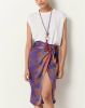 Sessun Le Couchant printed wrap skirt , Paars, Dames online kopen