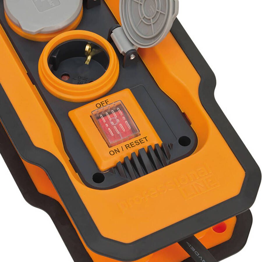 Brennenstuhl Stekkerdoosblok BA kabel H07BQ F 3G 1, 5 lengte 8m