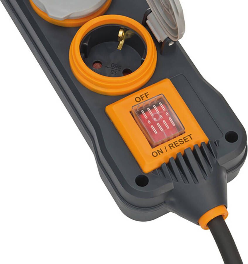 Brennenstuhl Stekkerdoosblok BB kabel H07BQ F 3G 2, 5 lengte 5m