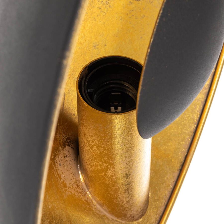 By Rydé, ns Captain uplight vloerlamp zwart goud