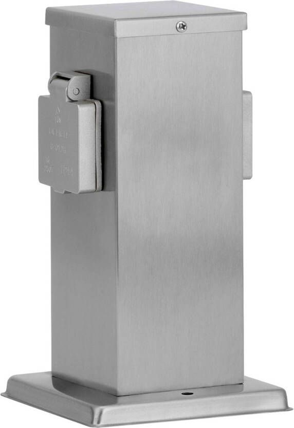 Ledino 22 cm h energiestation Outdoor met 2 stopcontacten