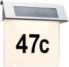 Paulmann LED Wandlamp Huisnummer Roestvrij Staal 1x0.2W 3lm 830 Warm Wit | Solar Lichtsensor online kopen