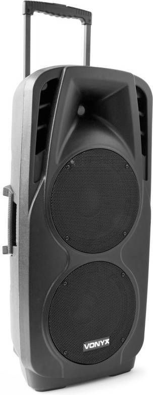 Vonyx SPX PA9210 mobiele speaker 2x 10" 1000W op accu