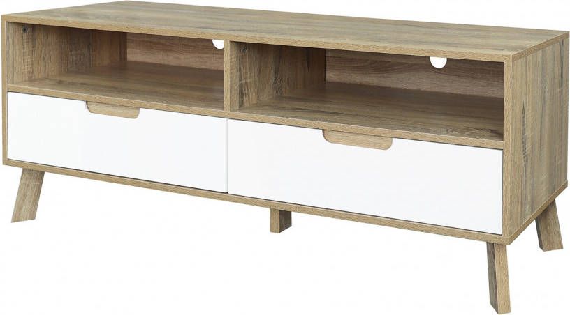 Artistiq Living Artistiq TV meubel 'Gonzalo' 140cm, kleur Naturel/Wit