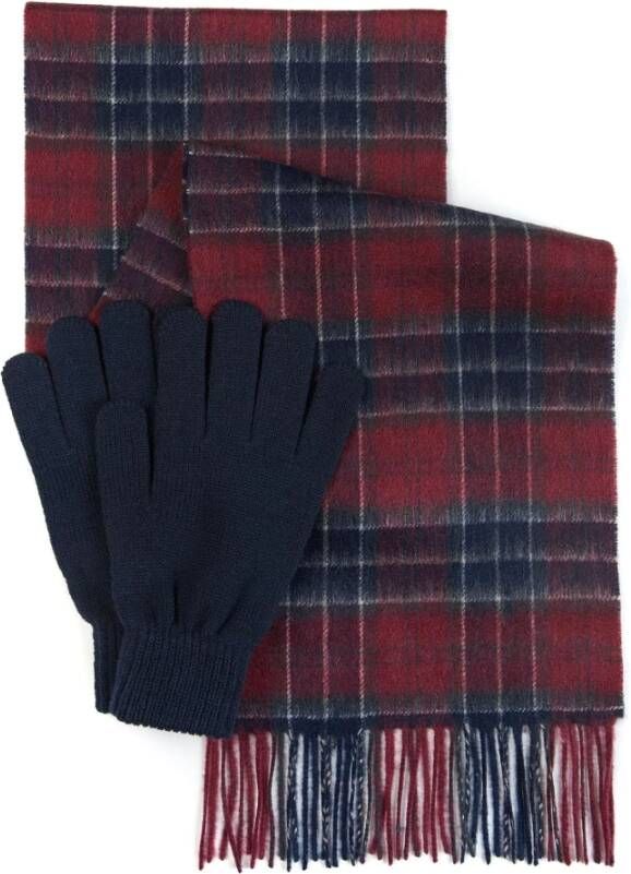 Barbour Winter sjaals , Rood, Heren