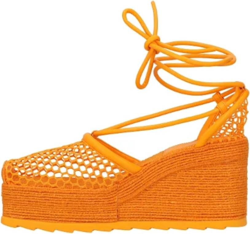 Bottega Veneta Vintage Vintage schoenen Oranje Dames