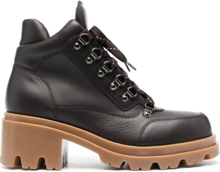 Emporio Armani Enkellaarsjes Bruin Dames