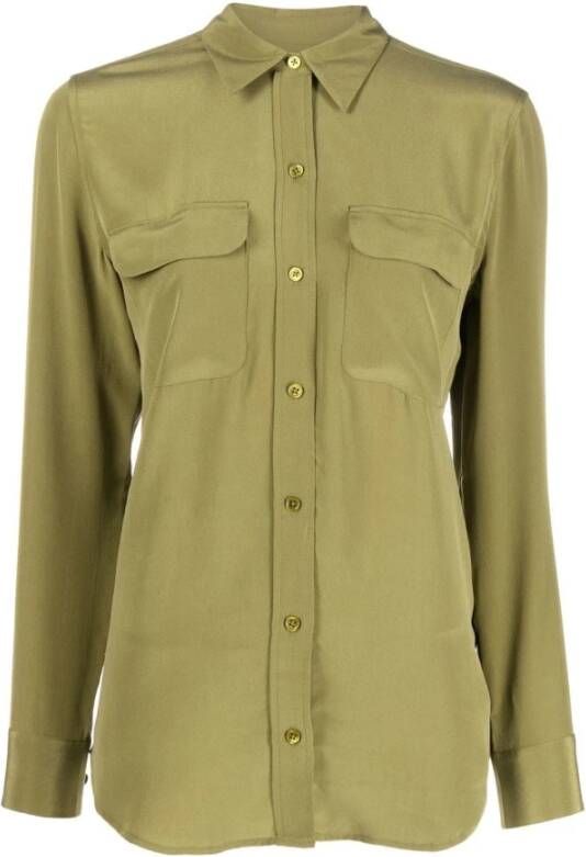 Equipment Longsleeve shirts Groen Dames