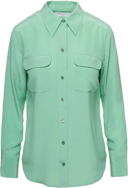 Equipment Longsleeve shirts Groen Dames