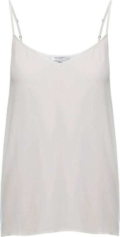 Equipment Mouwloze tops , Wit, Dames