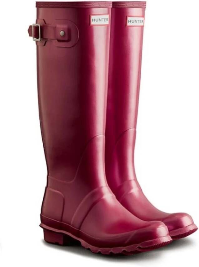 Hunter Regenlaarzen Rood Dames