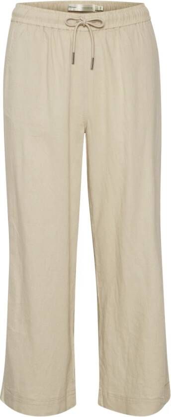 InWear Wijde Broeken Beige Dames