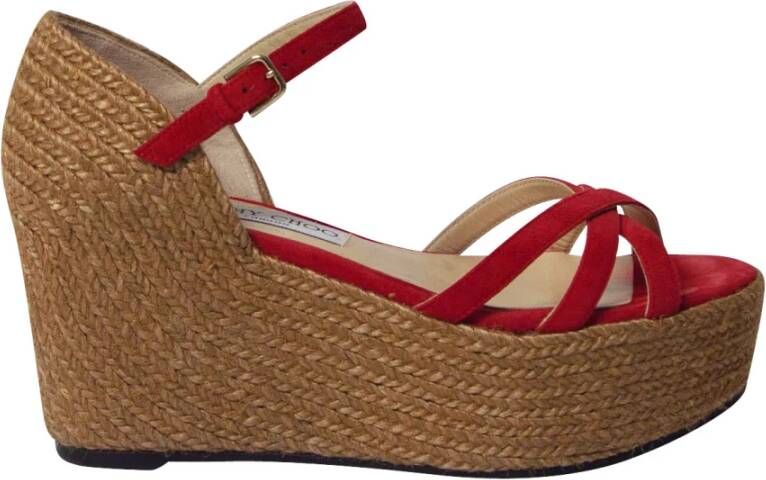 Jimmy Choo Pre owned Vintage schoenen Rood Dames
