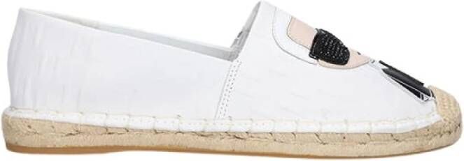Karl Lagerfeld Espadrilles Wit Dames