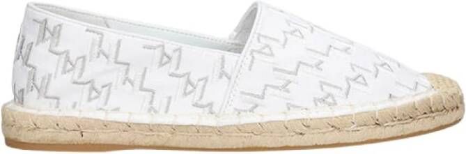 Karl Lagerfeld Espadrilles Wit Dames