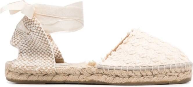 Manebí Espadrilles Wit Dames