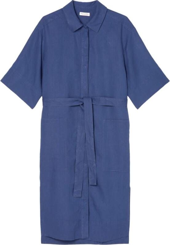 Marc O'Polo Dagshirtjurk , Blauw, Dames