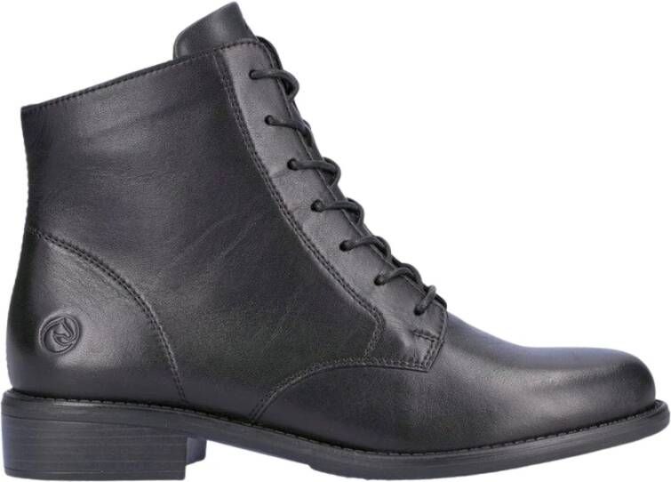 Remonte black casual closed booties , Zwart, Dames
