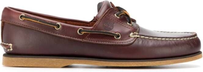 Timberland Flat Shoes Brown , Bruin, Heren
