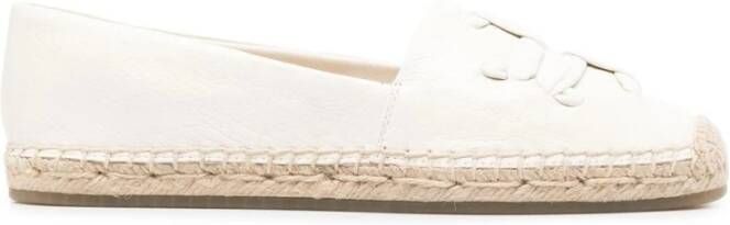 TORY BURCH Espadrilles met logo , Beige, Dames