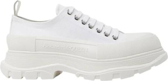 alexander mcqueen Tread gladde veterschoenen , Wit, Heren