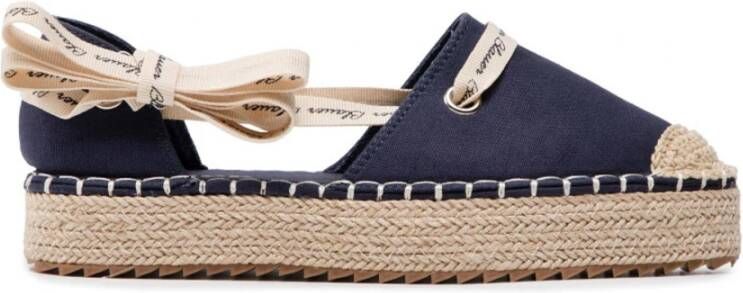 Blauer Espadrilles Blauw Dames