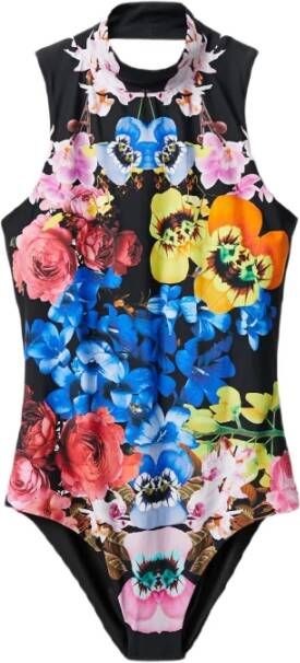 Desigual Tank top bloemen , Zwart, Dames