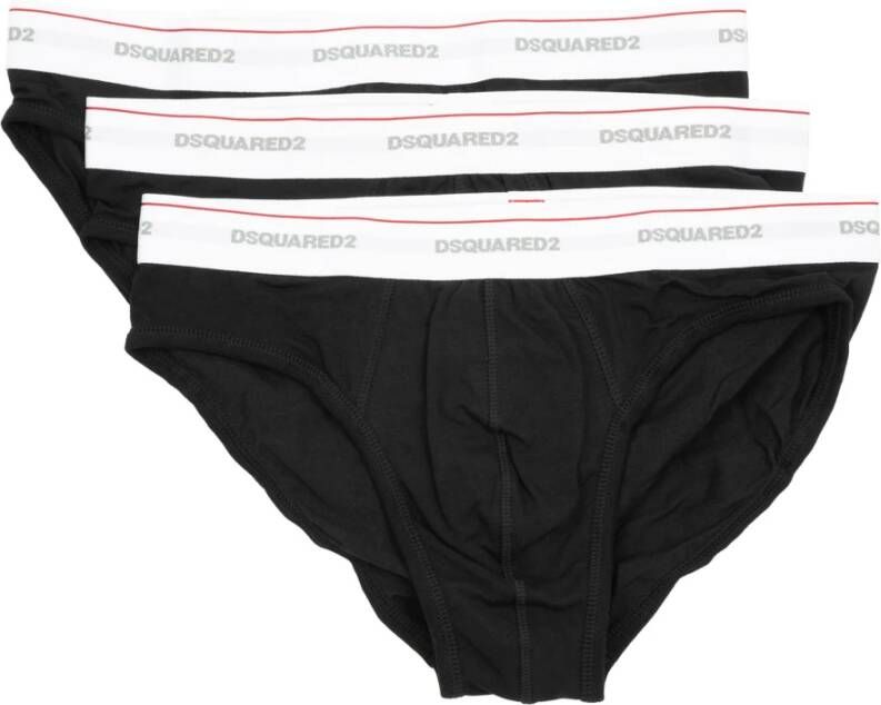 Dsquared2 Basis briefs drievoudig , Zwart, Heren