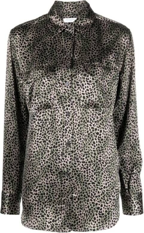 Equipment Longsleeve shirts Zwart Dames