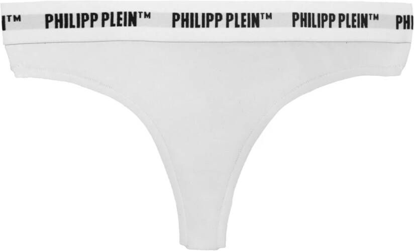 Philipp Plein White katoen ondergoed , Wit, Dames