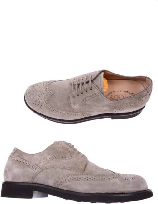 TOD'S Zakelijke schoenen , Grijs, Heren