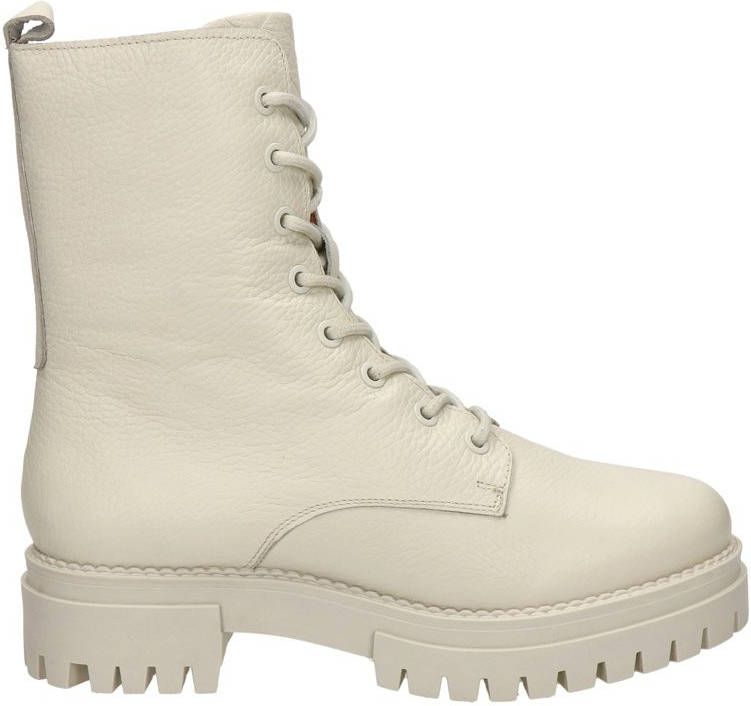 Nelson nubuck veterboots off white