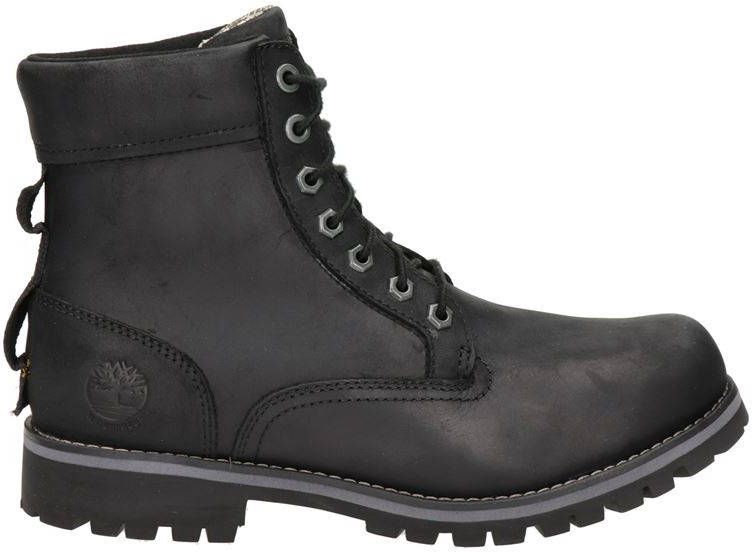 Timberland Rugged WP leren veterboots zwart