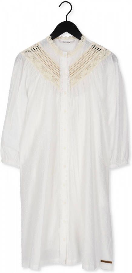 Moscow jurk Evi met kant wit/beige