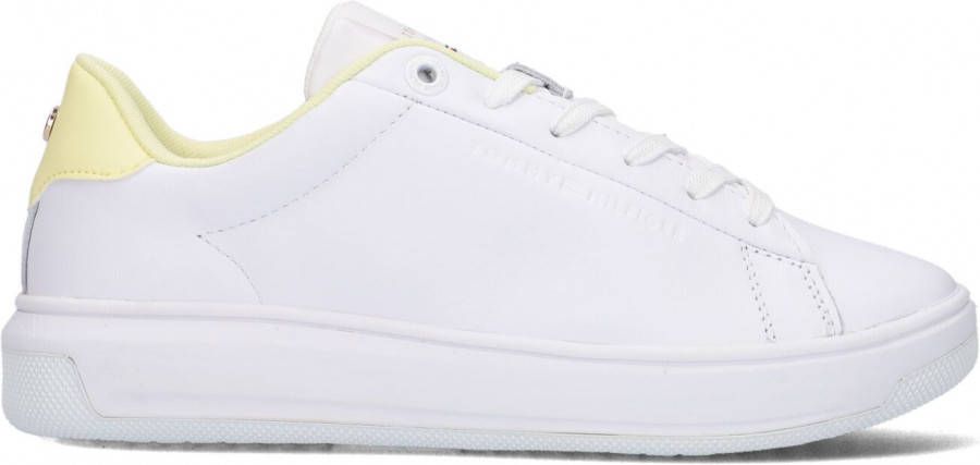 Tommy Hilfiger Sneakers Lowcut Leather Cupsole Groen
