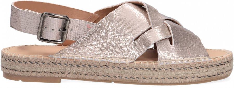 VIA VAI Gouden Sandalen Mondi Libre