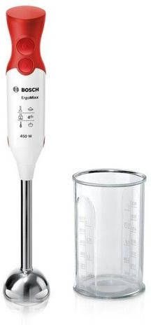 Bosch Ergomixx staafmixer MSM64110(Wit, Rood )