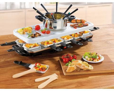 GOURMETmaxx Raclette en fondueset Raclette en fondueset