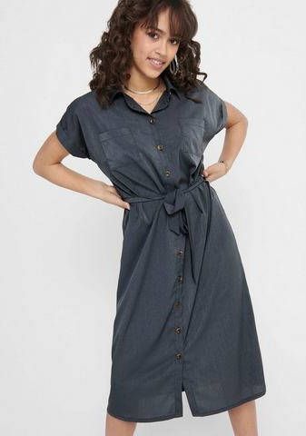 Only Jurk met overhemdkraag ONLHANNOVER S/S SHIRT DRESS